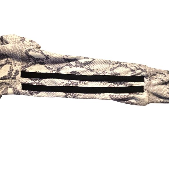 Michael Lauren Women’s Snakeskin Zip Hoodie Gray XS Y2K Whimsygoth Streetwear - Picture 7 of 13